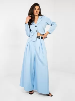 Dámské kalhoty RUE PARIS IT-SP-19963.32 LIGHT BLUE