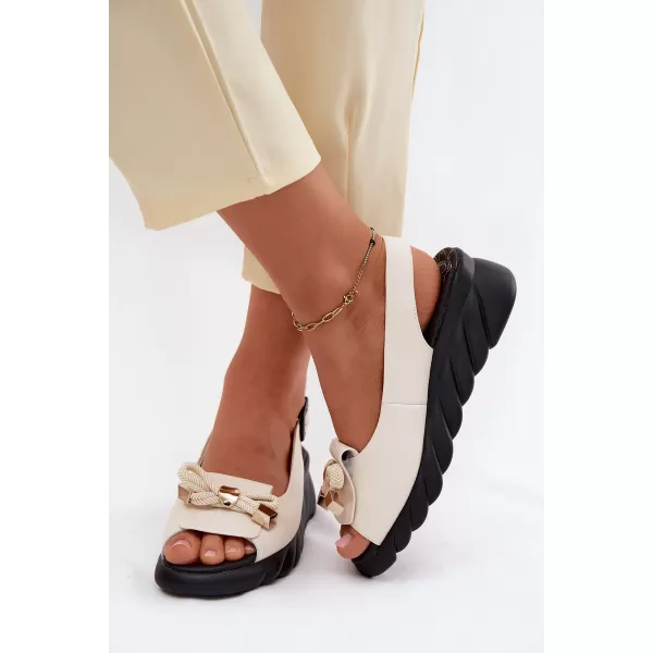  Dámské sandály ARTIKER 58C0054 BEIGE 