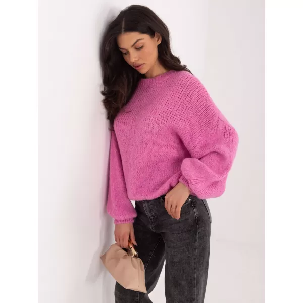  Dámský svetr ITALY MODA MI-SW-1909.68 DARK PINK 