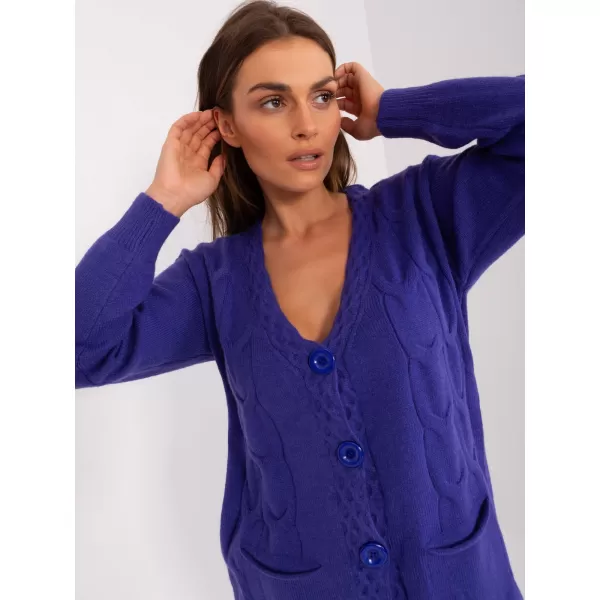  Dámský kardigan WOOL FASHION ITALIA AT-SW-2241.36P VIOLET 