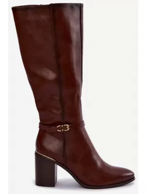 Dámské kozačky SERGIO LEONE KZ-08 BROWN