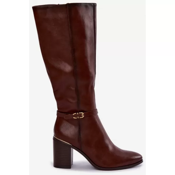  Dámské kozačky SERGIO LEONE KZ-08 BROWN 