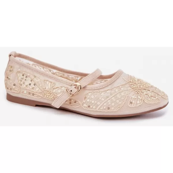  Dámské baleríny BOTO CH951 BEIGE 