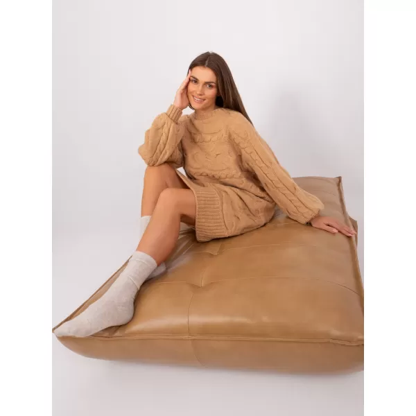 Dámský svetr WOOL FASHION ITALIA AT-SW-2367.76P CAMEL 