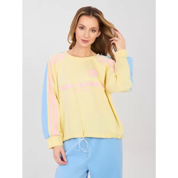  Dámská tepláková souprava RUE PARIS IT-KMPL-22227.85 BLUE 