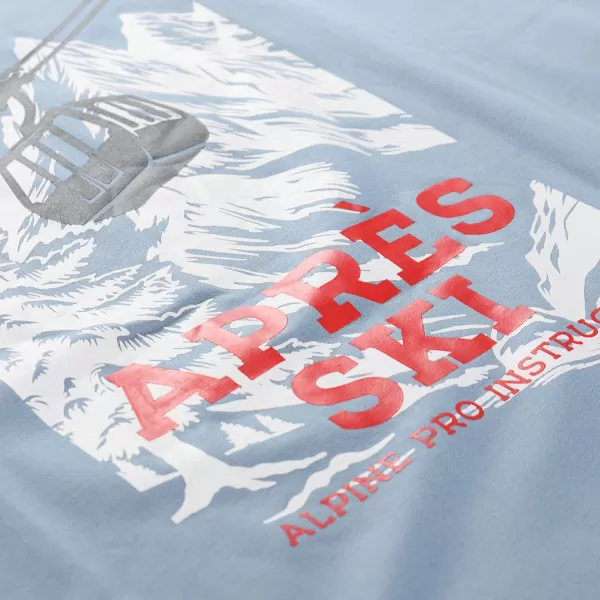  Pánské rychleschnoucí triko ALPINE PRO STANS ASHLEY BLUE VARIANTA PE 