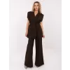 Dámská vesta RUE PARIS IT-KZ-FL9790.66 DARK BROWN