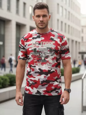 Pánské triko DSTREET ČERVENÁ