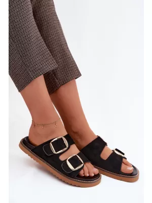 Dámské pantofle BOTO 1523 BLACK