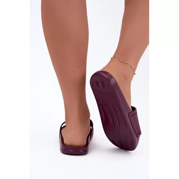  Dámské pantofle BIG STAR SHOES UU274070 VÍNOVÁ 
