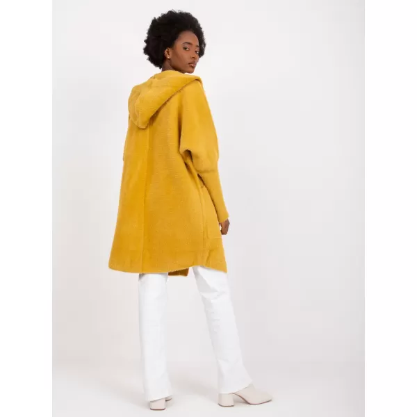  Dámský kabát FACTORY PRICE MBM-PL-1518.95P DARK YELLOW 