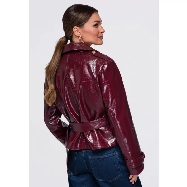  Dámská bunda OMBRE OW-JAFL-0144 BURGUNDY 