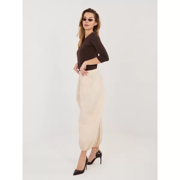  Dámské kalhoty RUE PARIS IT-SP-FL10309.70 LIGHT BEIGE 