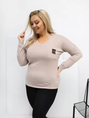 Dámská halenka RELEVANCE RV-BZ-A-161.63 BEIGE