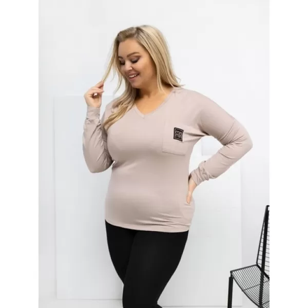  Dámská halenka RELEVANCE RV-BZ-A-161.63 BEIGE 