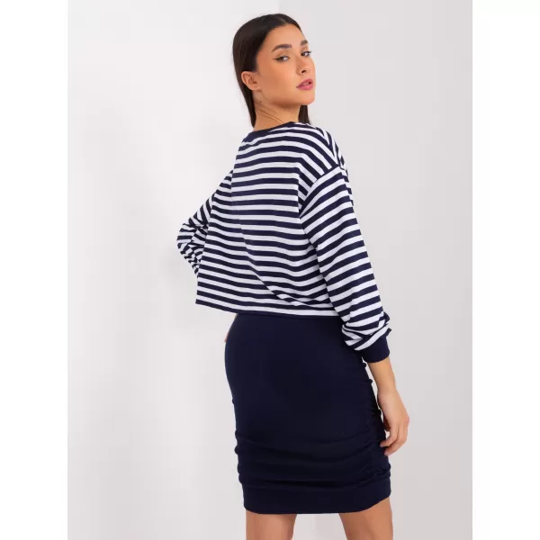  Dámský set MY RED LIPS EM-KMPL-837.57P WHITE-NAVY 
