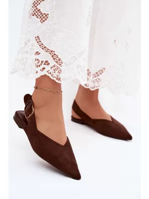 Dámské baleríny BOTO 9755 BROWN