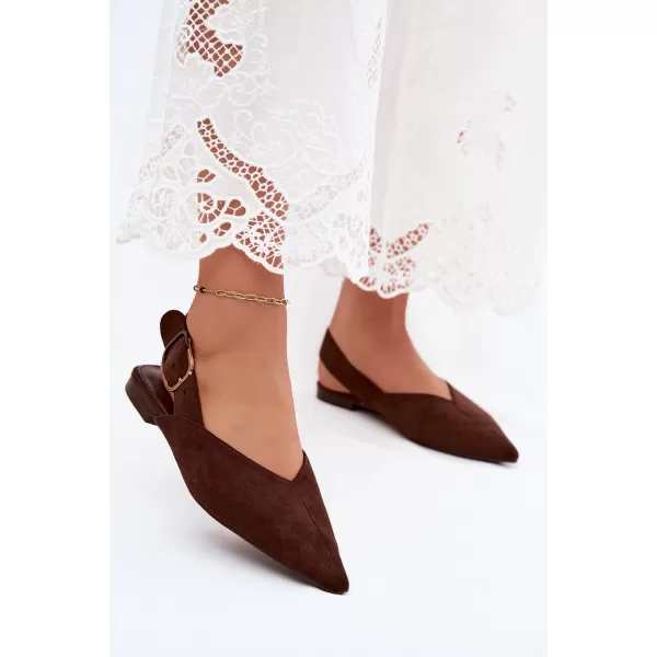  Dámské baleríny BOTO 9755 BROWN 