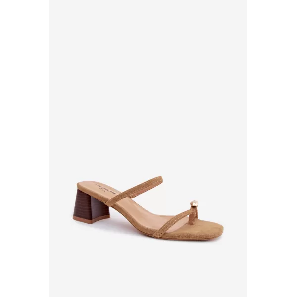  Dámské pantofle BOTO 22-391 KHAKI 