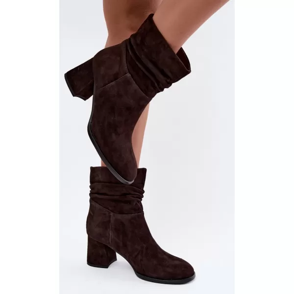  Dámské boty D&A JC62-1021 COFFEE 