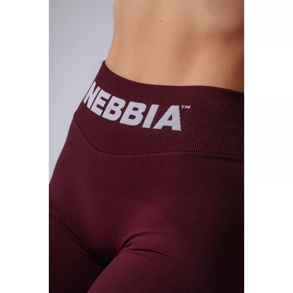 Dámské legíny NEBBIA FLOW SEAMLESS 496 BORDO 