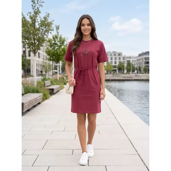  Dámské šaty ALTISPORT ALW091816 GARNET 