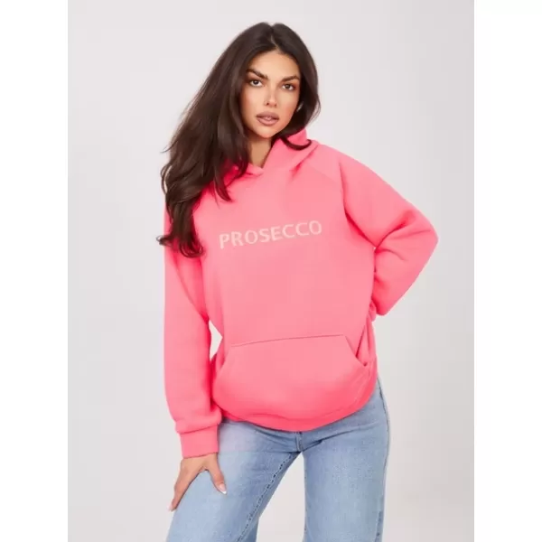  Dámská mikina RUE PARIS RV-BL-A1034.21 FLUO PINK 