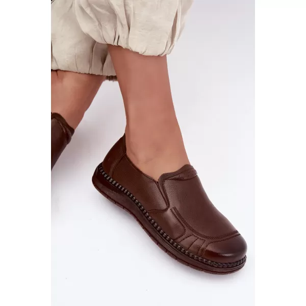  Dámské polobotky VINCEZA 107241 BROWN 