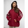 Dámská mikina RUE PARIS RV-BL-A1042.25 BURGUNDY