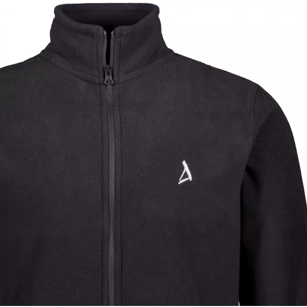 Pánská fleece mikina ALTISPORT ALM002852 ČERNOSTŘÍBRNÁ 