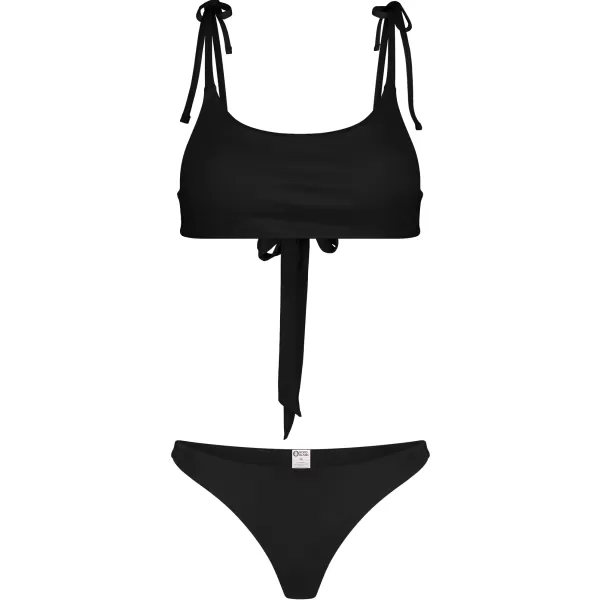  Dámské bikiny - spodní díl NORDBLANC GLITZ NBSSS8240 ČERNÁ 