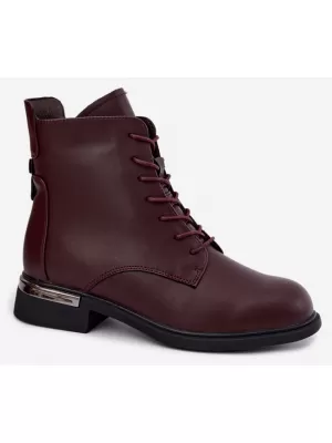 Dámské kotníkové boty VINCEZA 86450 BURGUNDY
