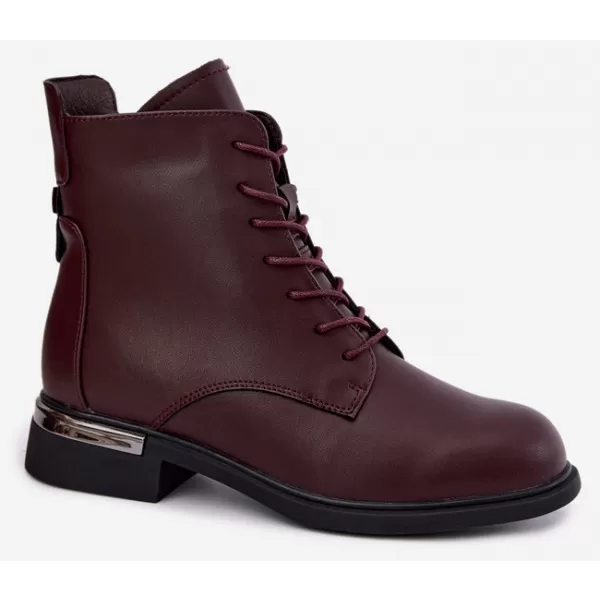  Dámské kotníkové boty VINCEZA 86450 BURGUNDY 