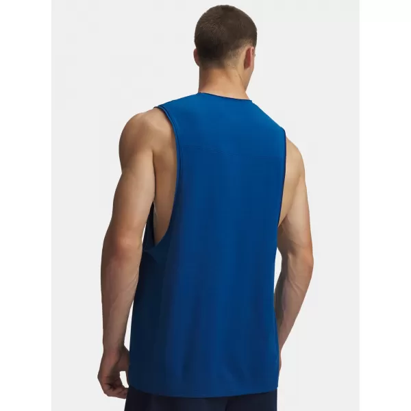  Pánské tílko UNDER ARMOUR HOOPS TRAINING TANK 6012823-426 MODRÁ 