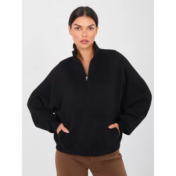  Dámská mikina FACTORY PRICE NS-BL-NS2579.18 BLACK 