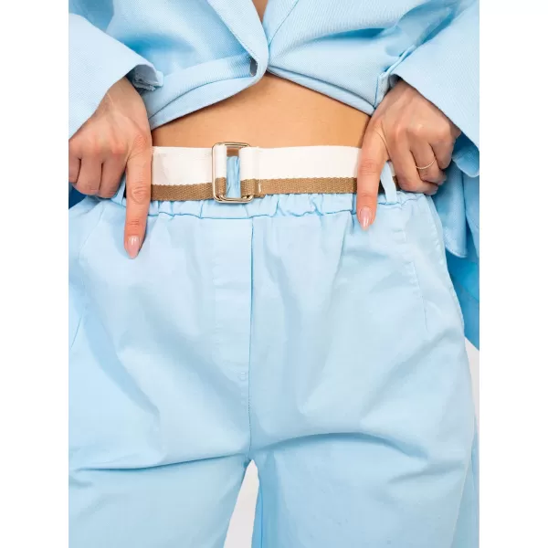  Dámské kalhoty ITALY MODA IT-SP-FL10125.78 LIGHT BLUE 