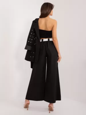Dámské kalhoty ITALY MODA DHJ-SP-5583.97 NOIRE