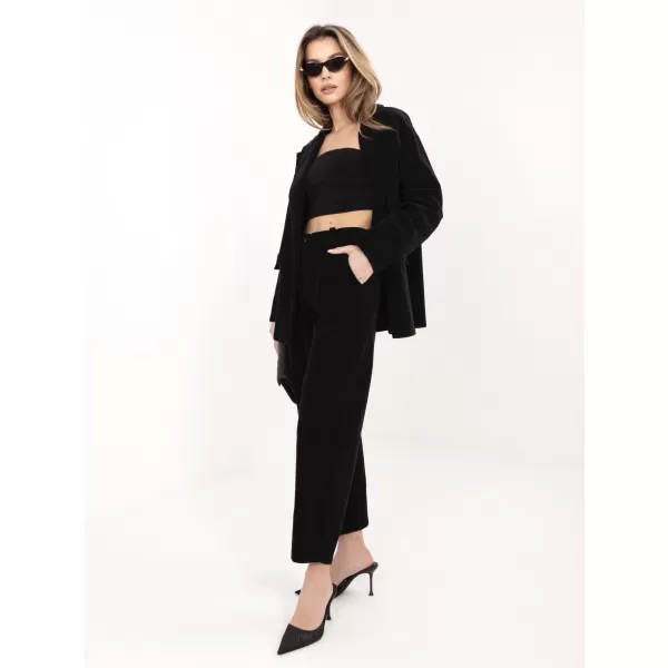  Dámské kalhoty RUE PARIS IT-SP-FL8916.80 BLACK 