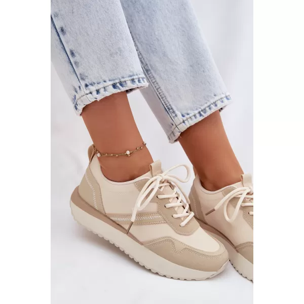  Dámské tenisky BIG STAR SHOES TT274278 BEIGE 