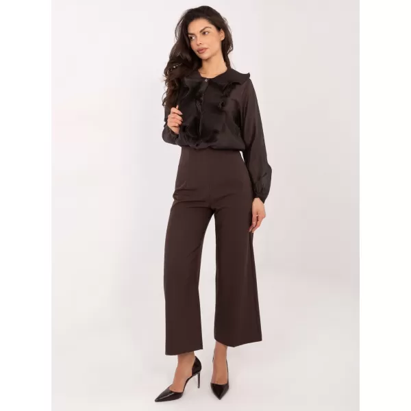  Dámská košile FACTORY PRICE IT-KS-28990.05P DARK BROWN 