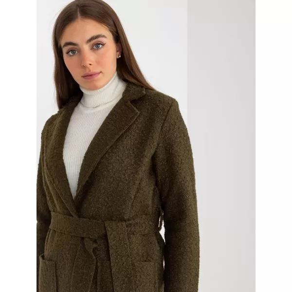  Dámský kabát OCH BELLA TW-PL-BI-5220.63 KHAKI 