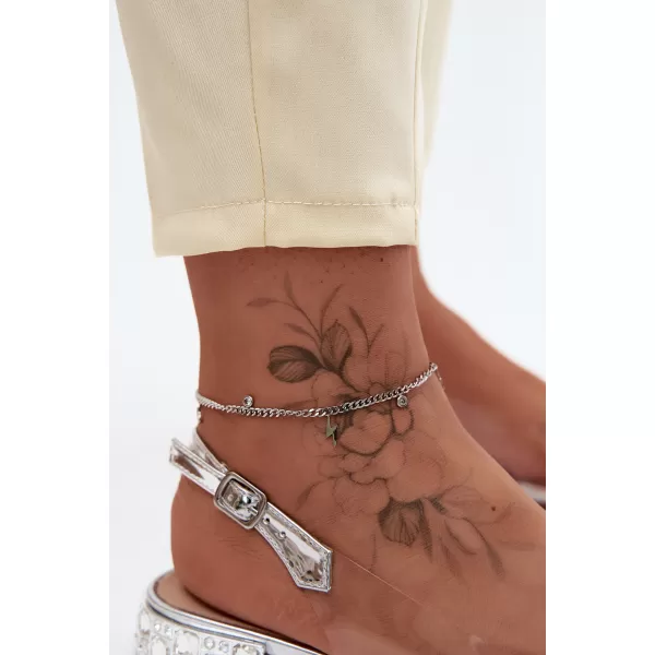  Dámské sandály D&A MR61-9002 SILVER 