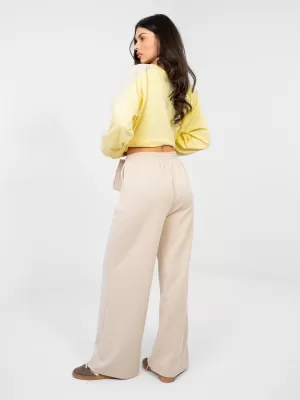 Dámská tepláková souprava RUE PARIS IT-KMPL-22227.85 BEIGE