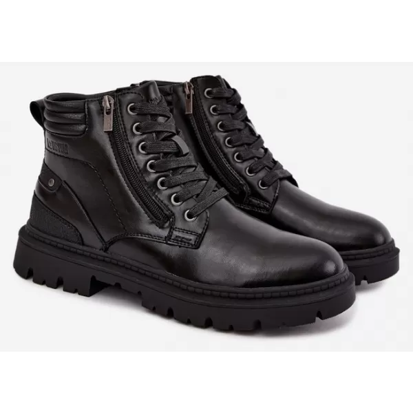  Pánské kotníkové boty BIG STAR SHOES UU174242 BLACK 