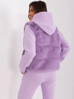 Dámská vesta WOOL FASHION ITALIA AT-KZ-2349.00P BRIGHT PURPLE