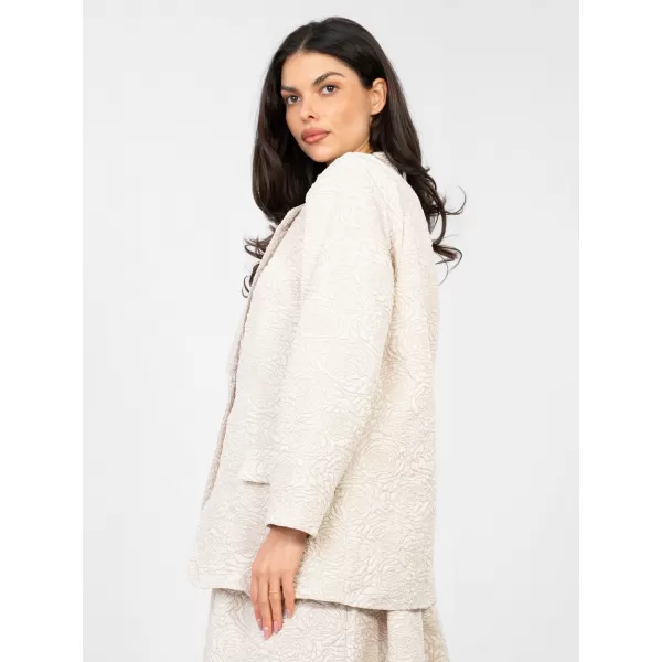  Dámská bunda RUE PARIS IT-MA-21839.10 LIGHT BEIGE 