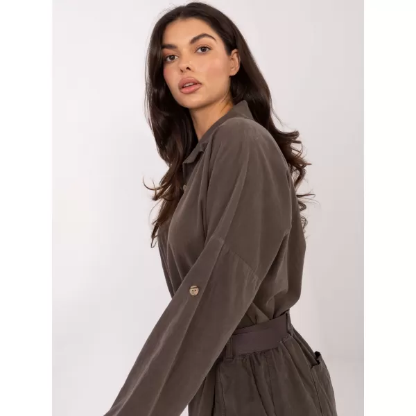 Dámská košile ITALY MODA IT-KS-22390.81 DARK KHAKI 