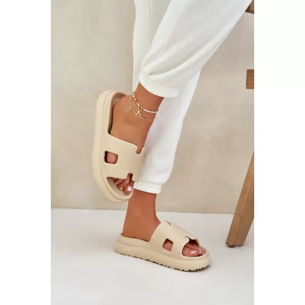  Dámské pantofle BOTO BG198 KHAKI 