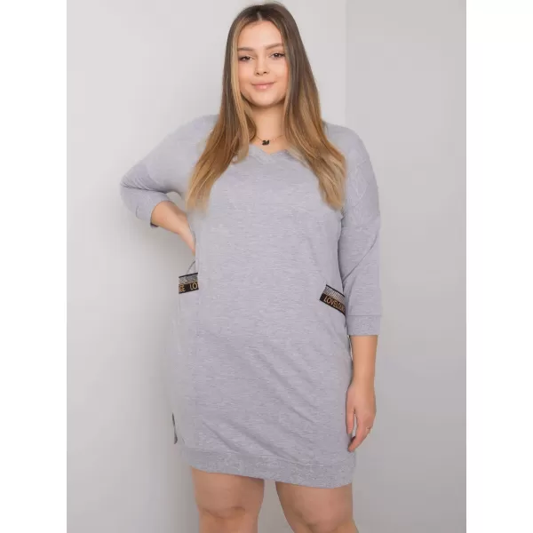  Dámské šaty RELEVANCE RV-SK-6836.55P GRAY 