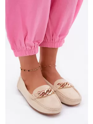 Dámské mokasíny BOTO XA011 BEIGE